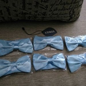 Set of 3 Blue Bowties